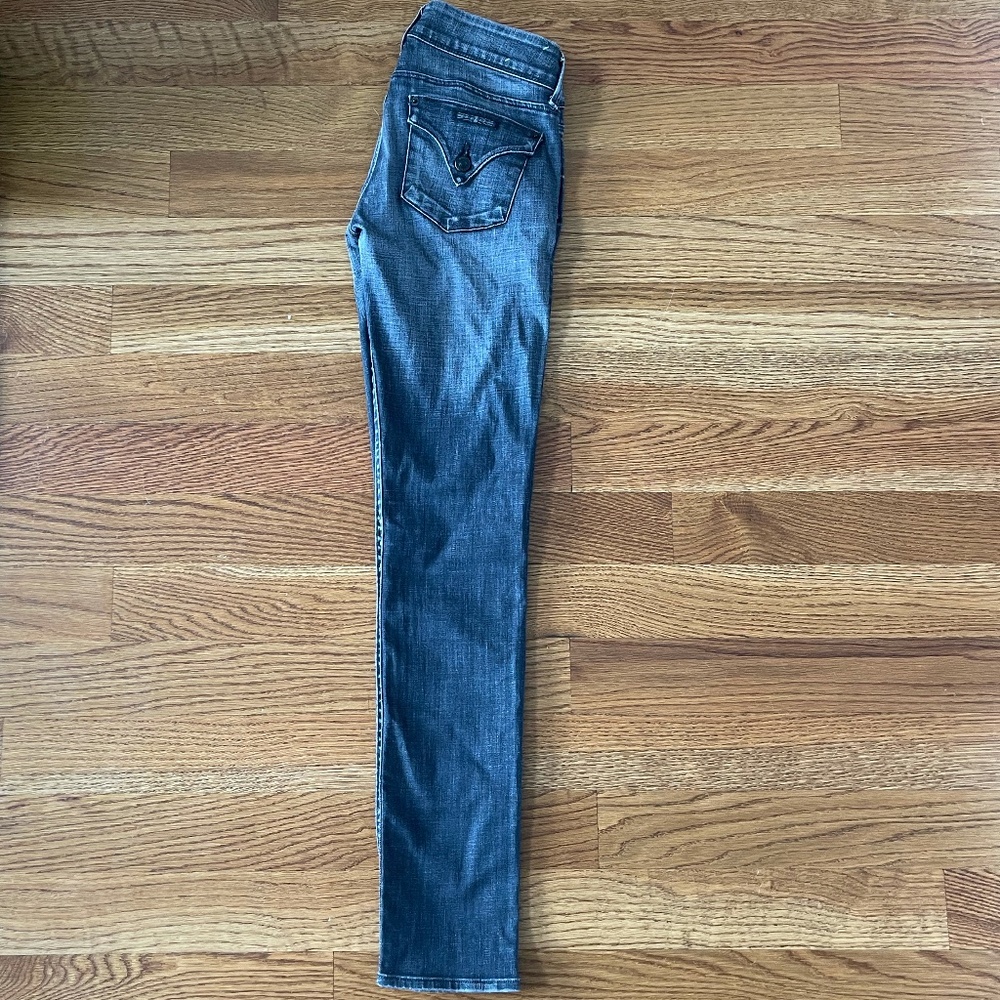 Hudson Mid-Rise Collin Skinny Jeans, Size 26.
